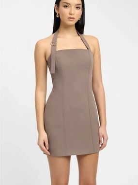 knee length dresses for ladies Kosa Mini Dress 8 / Dark Chocolate main image 1
